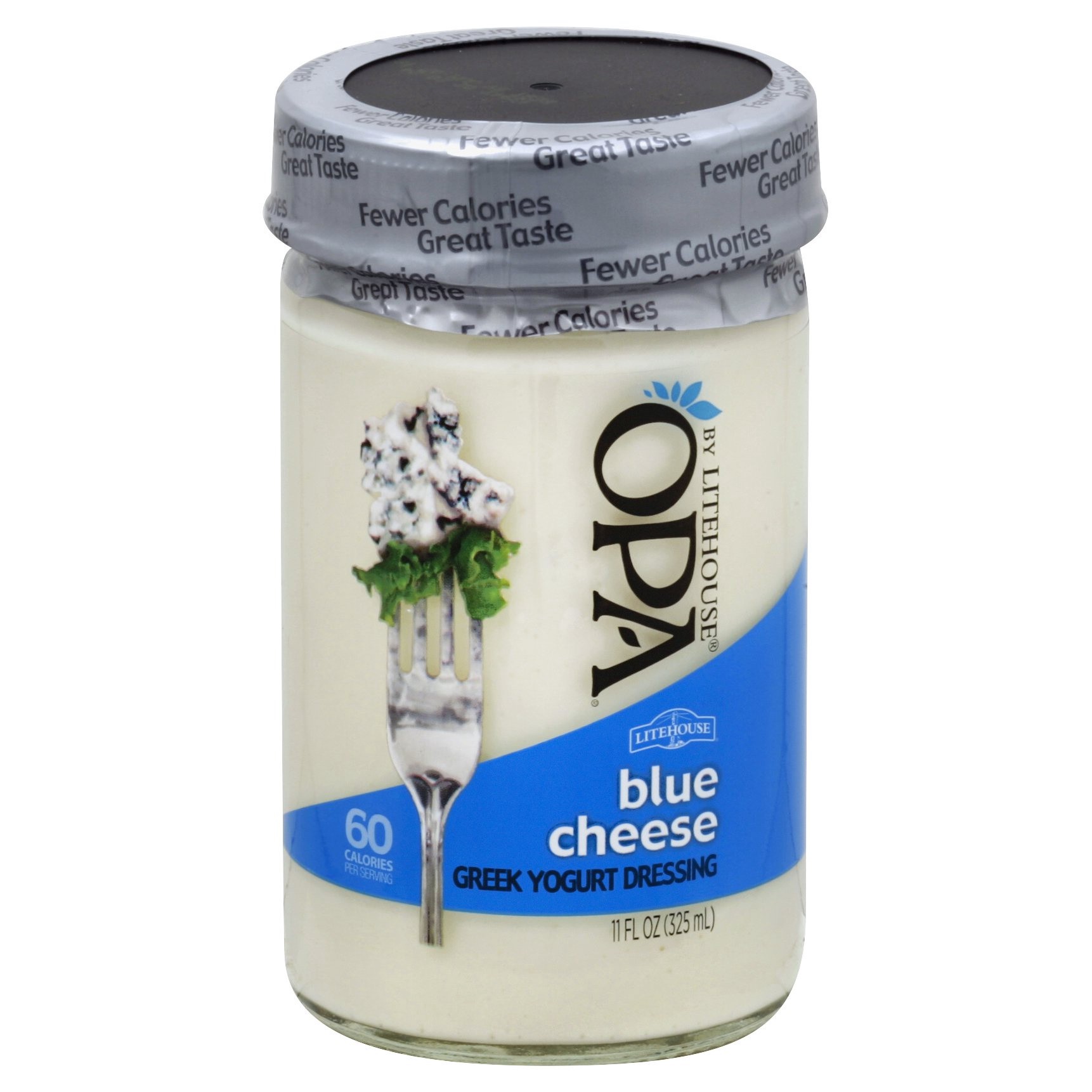 slide 1 of 8, Litehouse OPA by Litehouse Blue Cheese Greek Yogurt Dressing 11 fl. oz. Jar, 11 oz