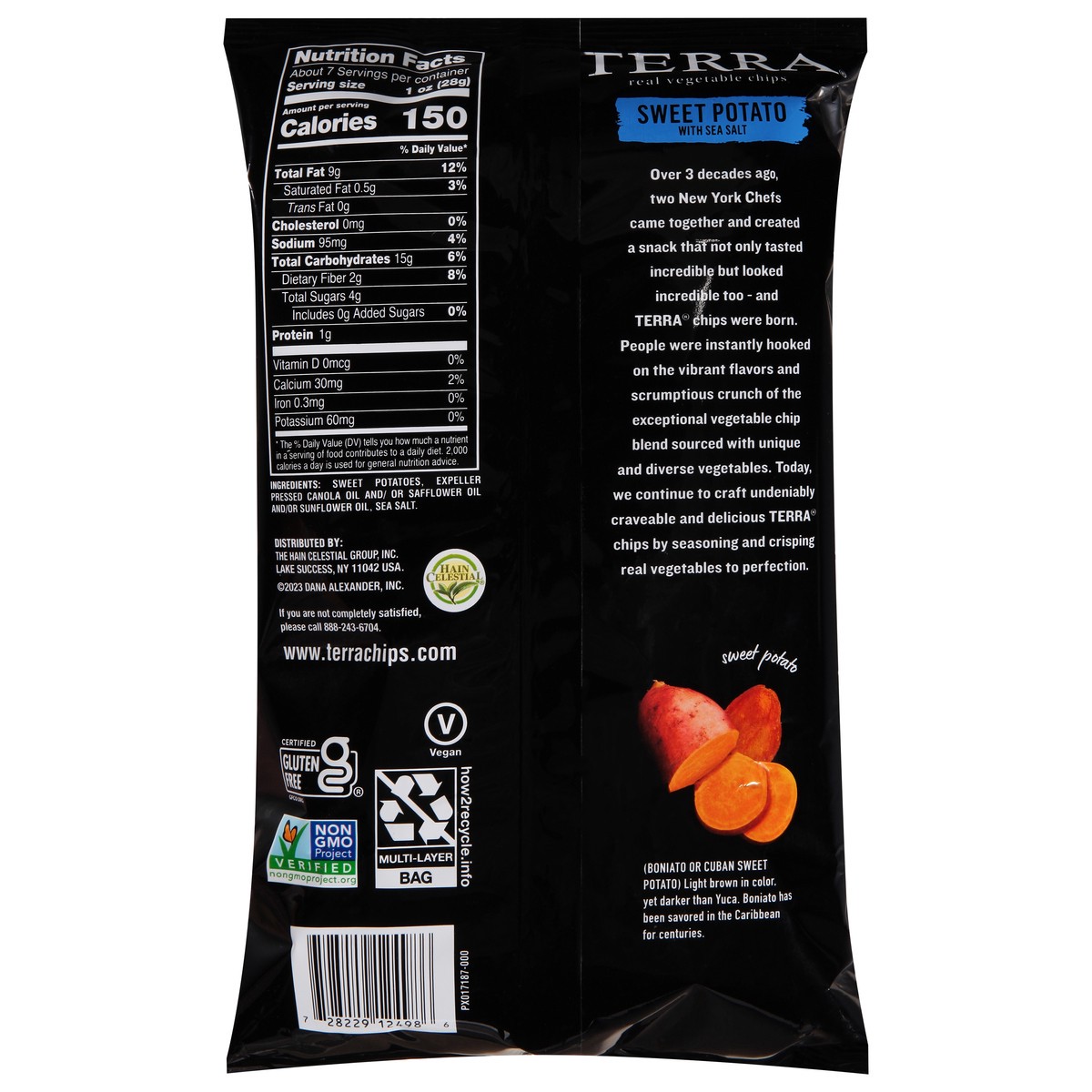 slide 5 of 12, Terra Real Sweet Potato with Sea Salt Vegetable Chips 6.8 oz, 6.8 oz