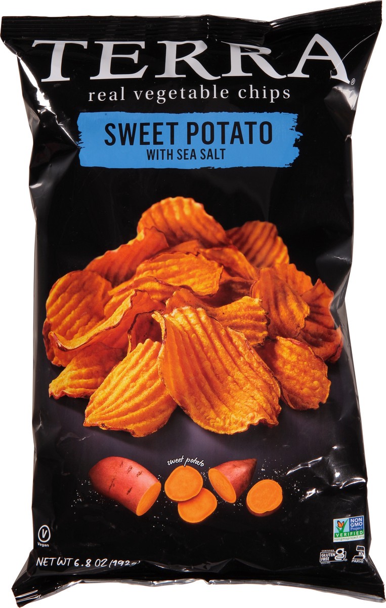 slide 6 of 12, Terra Real Sweet Potato with Sea Salt Vegetable Chips 6.8 oz, 6.8 oz