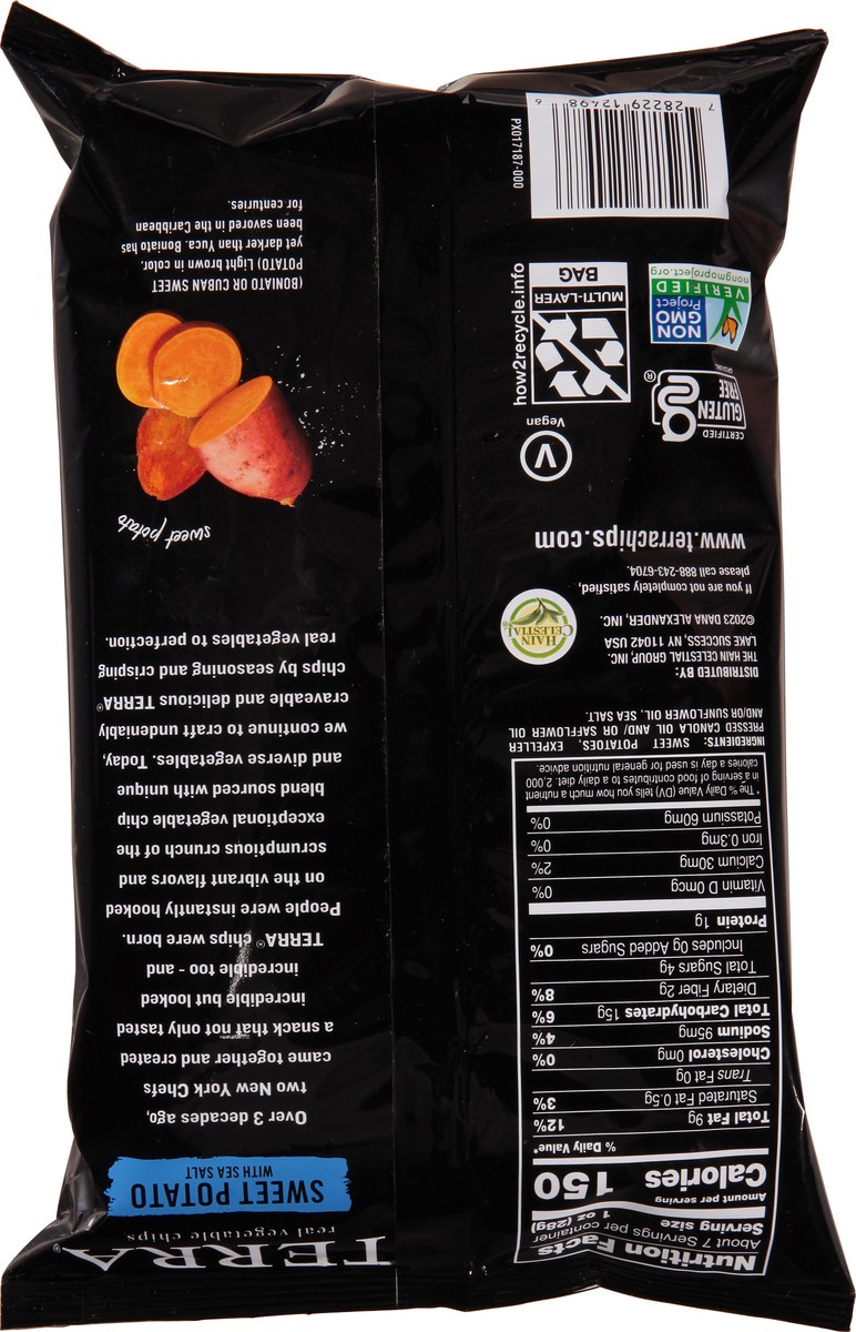 slide 11 of 12, Terra Real Sweet Potato with Sea Salt Vegetable Chips 6.8 oz, 6.8 oz