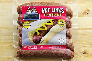 slide 1 of 1, Mountain View Hot Links Hot Sausage, 16 oz