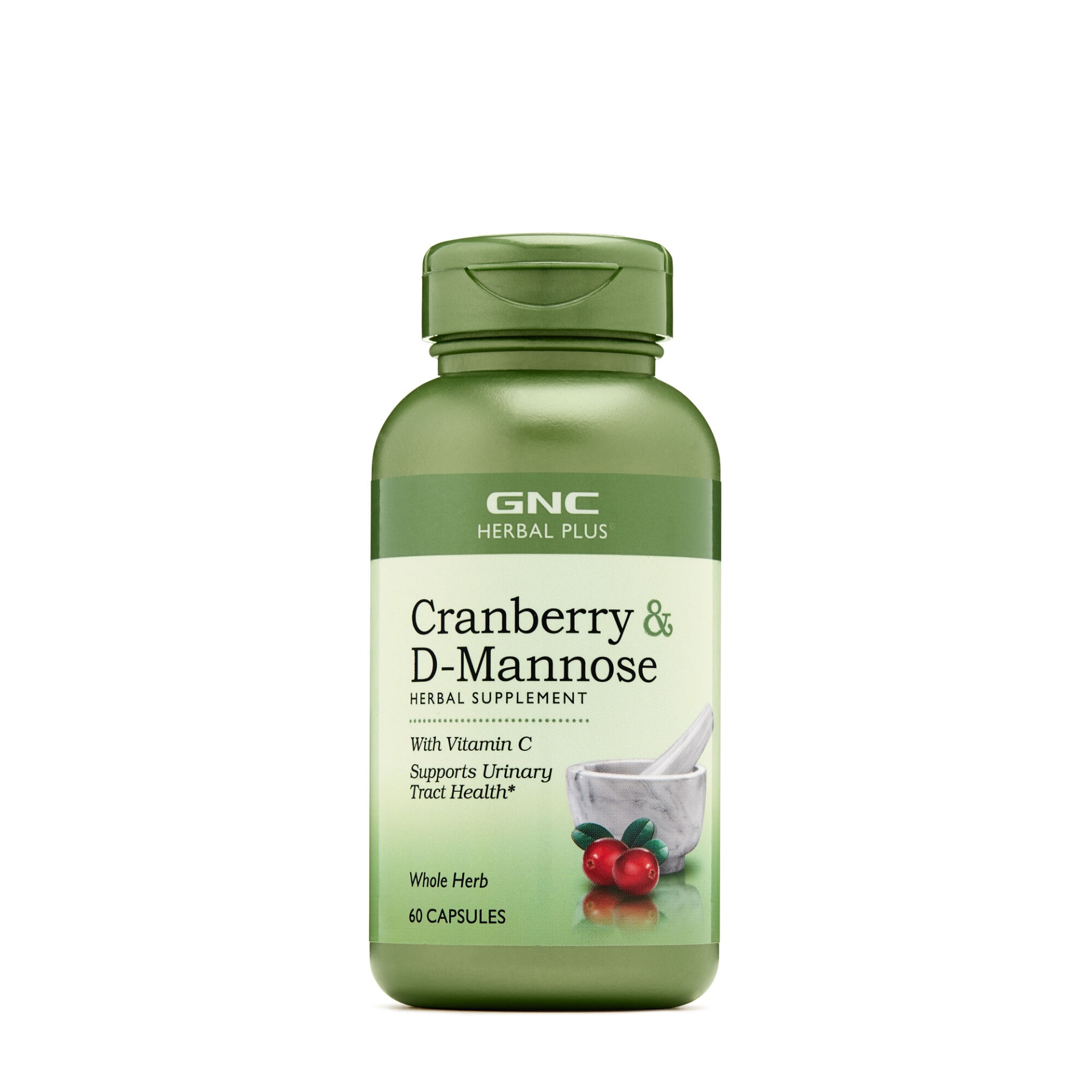 slide 1 of 1, GNC Herbal Plus Cranberry & D-Mannose, 60 ct