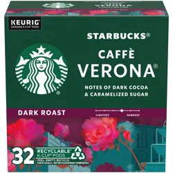 Starbucks K-Cup Caffe Verona Coffee - 32 ct; 13.5 oz