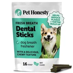 Pet Honesty Dental Health Fresh Sticks Mint Flavor - 30 ct