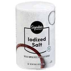 Signature Select Iodized Salt - 26 Oz