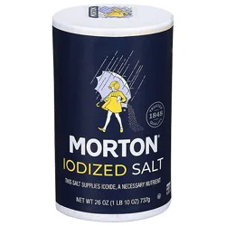 Morton Salt Iodized - 26 Oz