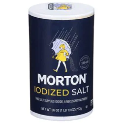 Morton Salt Iodized - 26 Oz