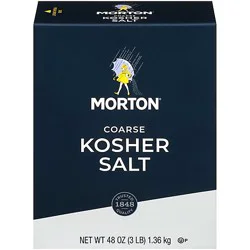 Morton Salt Kosher Coarse - 48 Oz