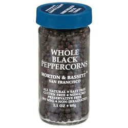 Morton & Bassett Black Peppercorn Whole - 2.1 Oz