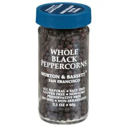 Morton & Bassett Black Peppercorn Whole - 2.1 Oz