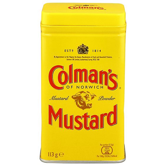 slide 1 of 1, Colmans Mustard Powder Double Superfine - 4 Oz, 4 oz