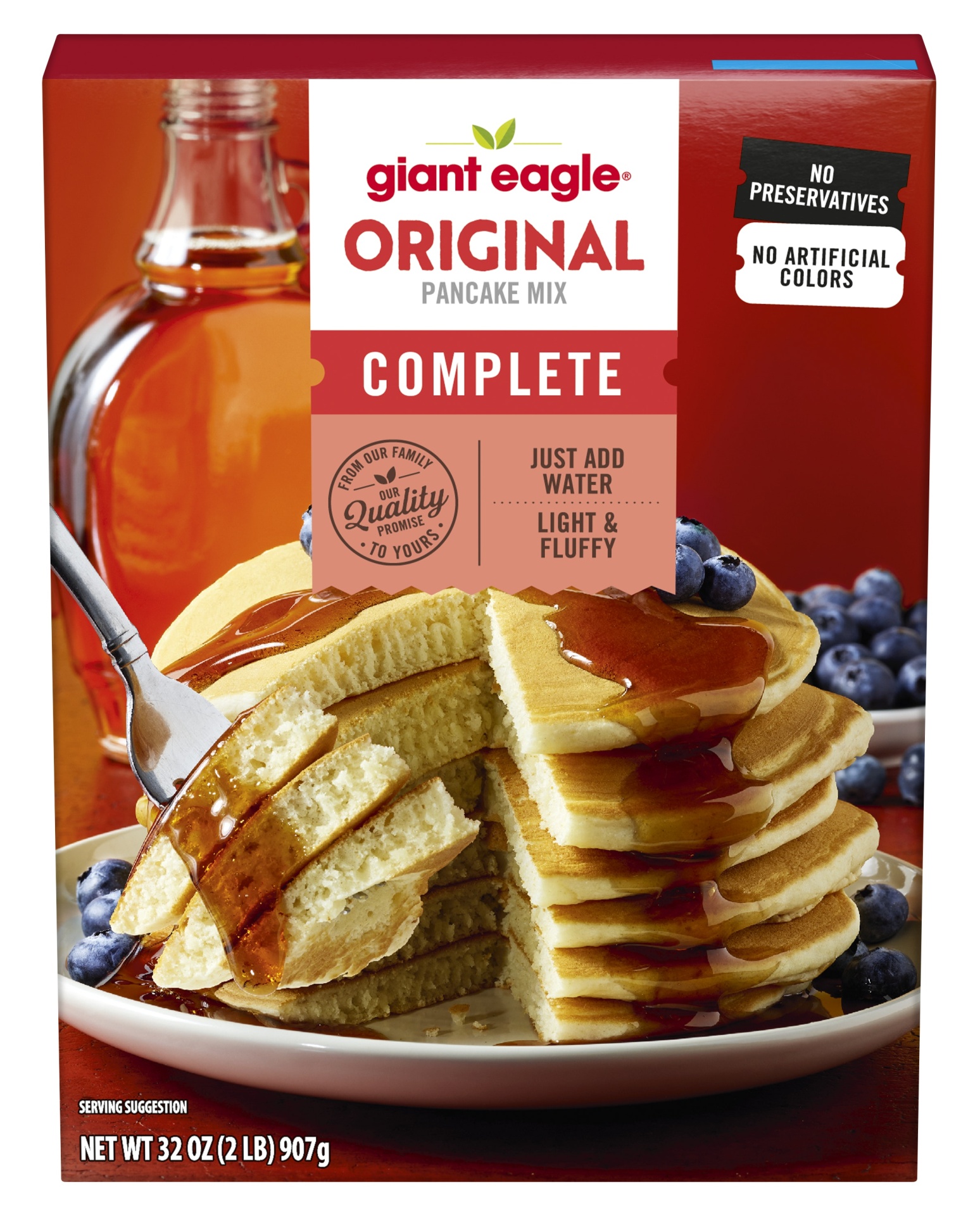 slide 1 of 1, Giant Eagle Pancake Mix, Original Complete, 32 oz