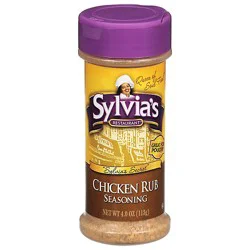 Sylvias Seasoning Chicken Rub - 4 Oz