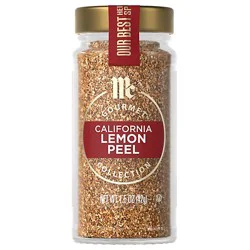 Mccormick Gourmet California Lemon Peel - 1.5 Oz