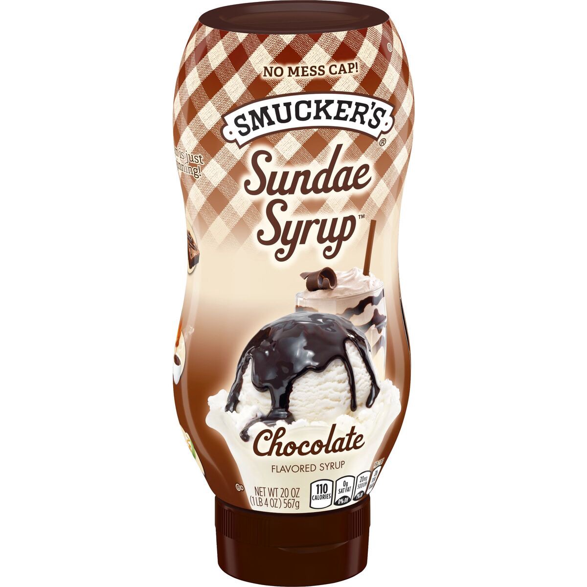 slide 4 of 8, Smucker's Sundae Syrup Chocolate Flavored Syrup, 20 Ounces, 20 oz