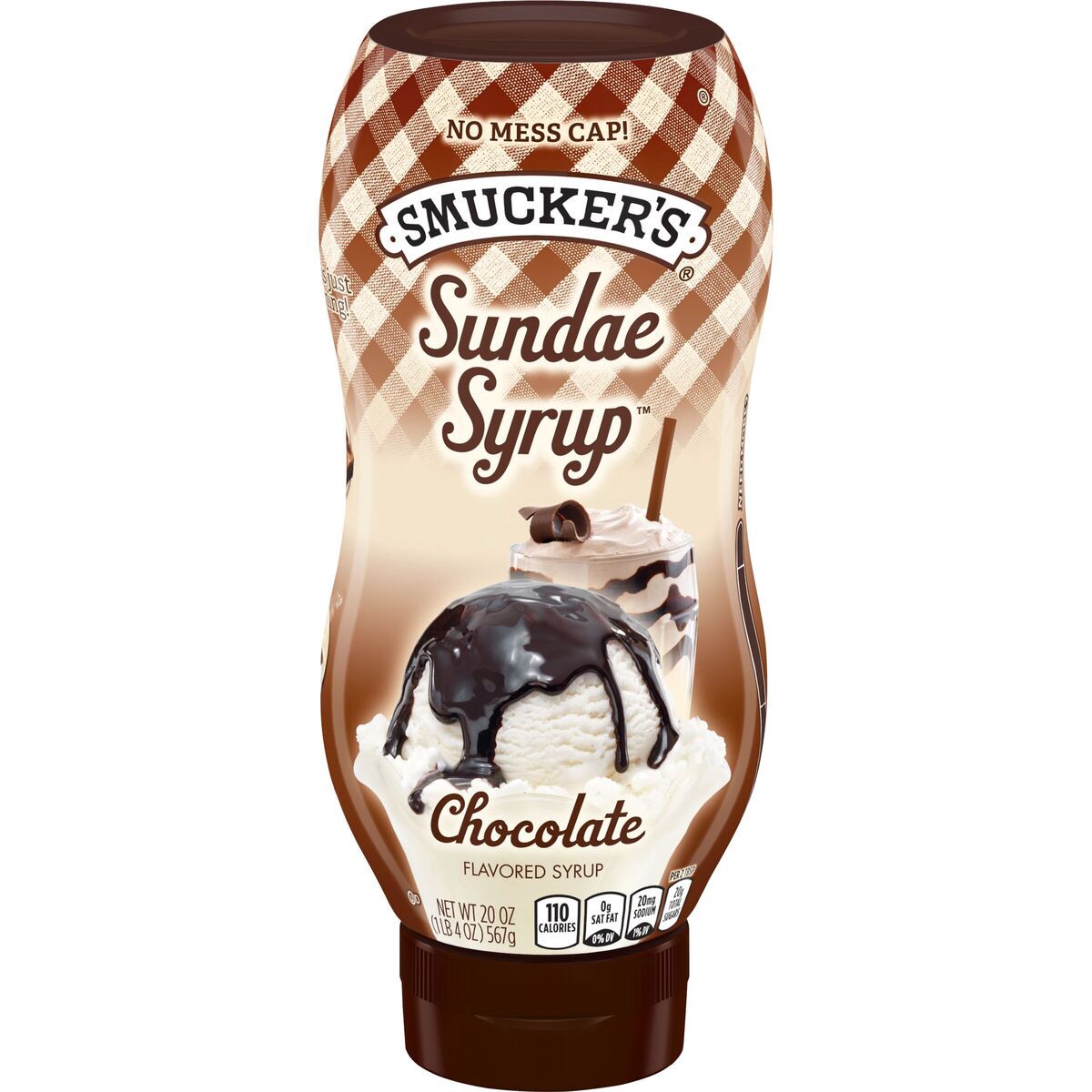 slide 1 of 8, Smucker's Sundae Syrup Chocolate Flavored Syrup, 20 Ounces, 20 oz