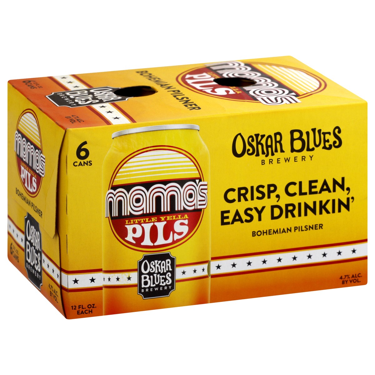 slide 3 of 8, Mama's Little YELLA Pils Oskar Blues Mamas Little Yella Pils 4/6/12oz, 6 ct; 12 oz