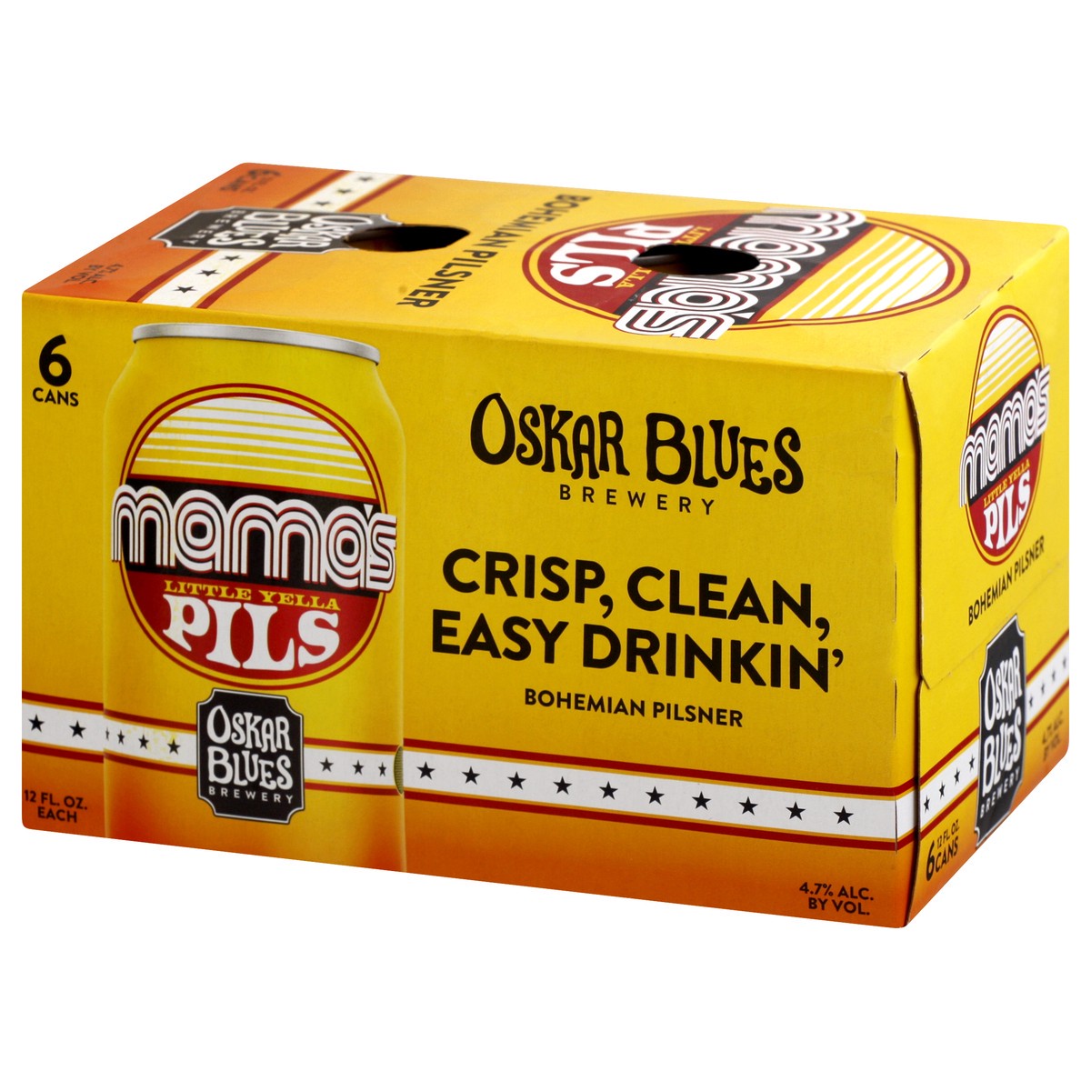 slide 4 of 8, Mama's Little YELLA Pils Oskar Blues Mamas Little Yella Pils 4/6/12oz, 6 ct; 12 oz