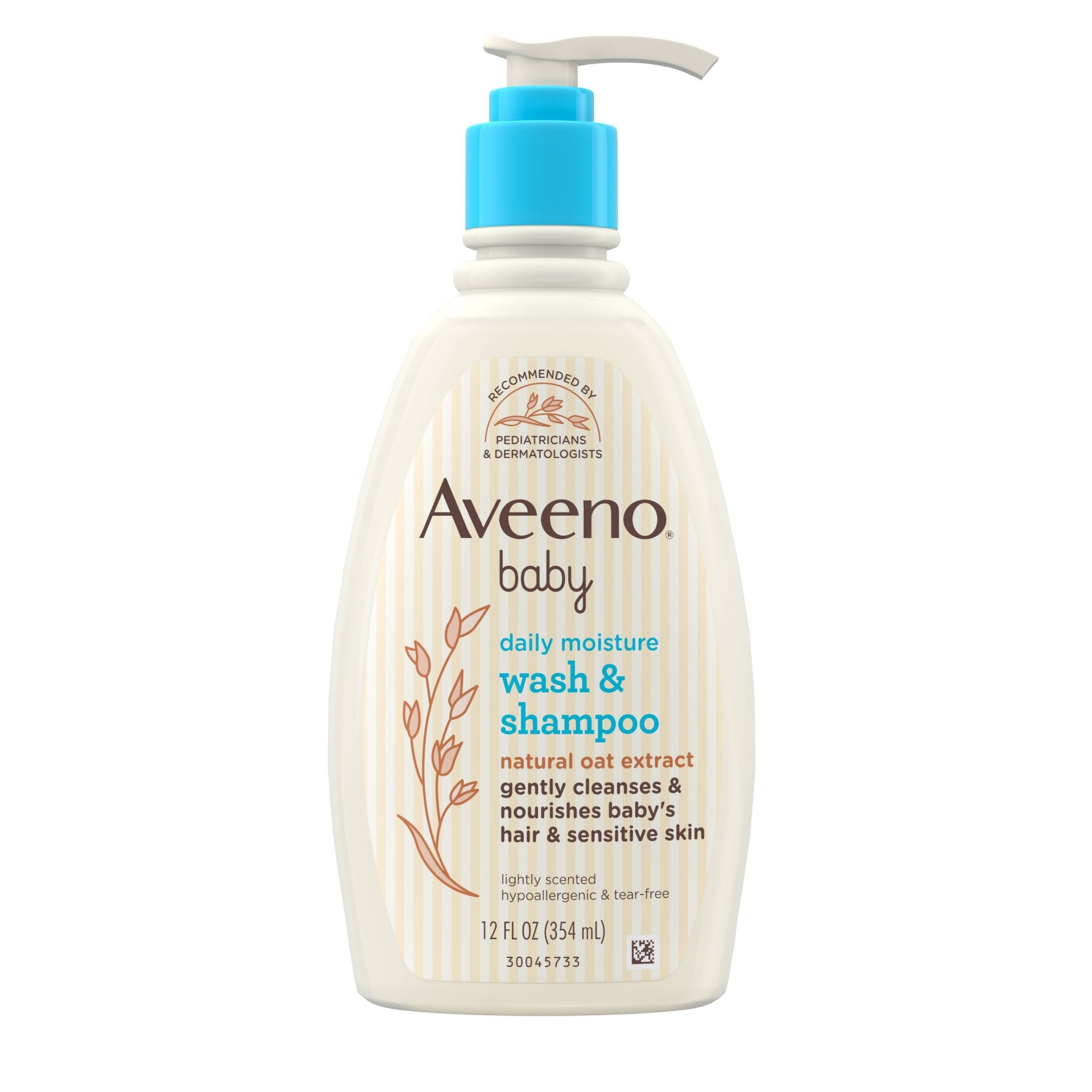 slide 1 of 8, Aveeno Baby Wash and Shampoo, 12 fl oz