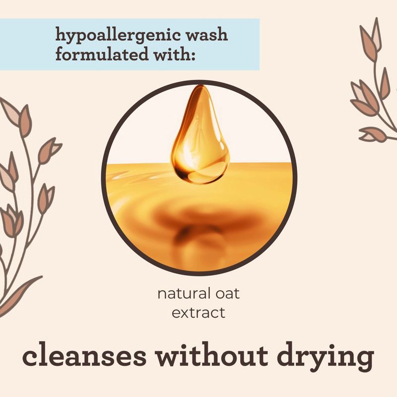 slide 4 of 7, Aveeno Baby Daily Moisture Gentle Body Bath Wash & Shampoo - Lightly Scented - 12 fl oz, 12 fl oz