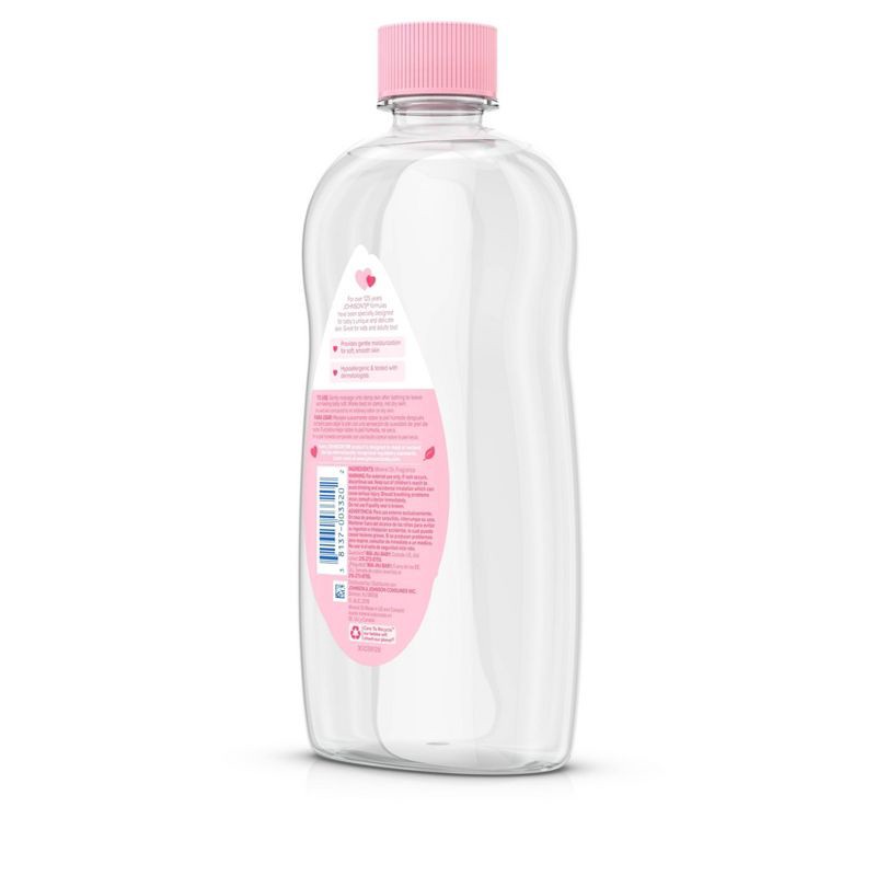 slide 4 of 6, Johnson's Baby Body Pure Mineral Oil, Gentle & Soothing Massage Oil for Dry Skin - Original Scent - 20oz, 20 oz