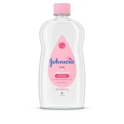 Johnson's Baby Body Pure Mineral Oil, Gentle & Soothing Massage Oil for Dry Skin - Original Scent - 20oz