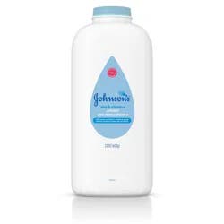 Johnson's Naturally Derived Cornstarch Baby Powder, Aloe & Vitamin E for Delicate Skin - 22oz