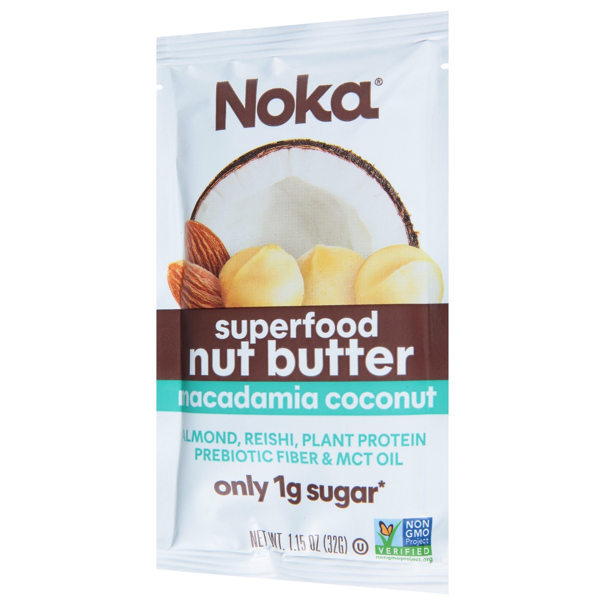 slide 3 of 12, NOKA Superfood Macadamia Coconut Nut Butter 1.15 oz, 1.15 oz