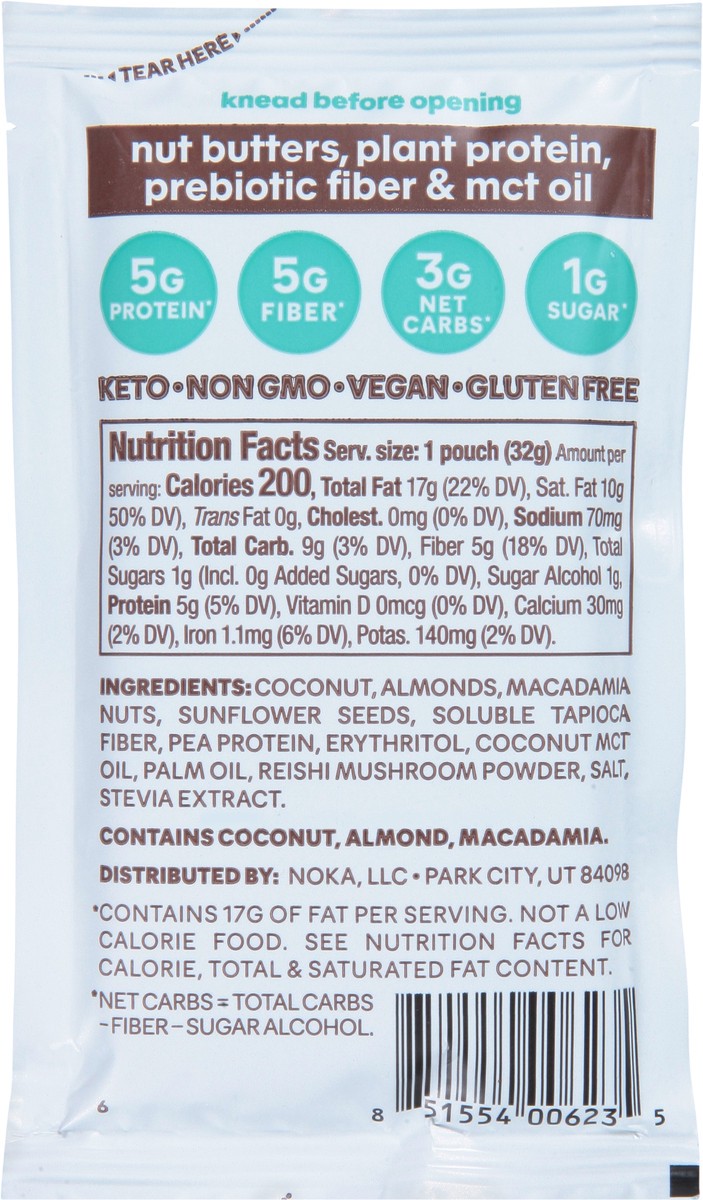 slide 7 of 12, NOKA Superfood Macadamia Coconut Nut Butter 1.15 oz, 1.15 oz