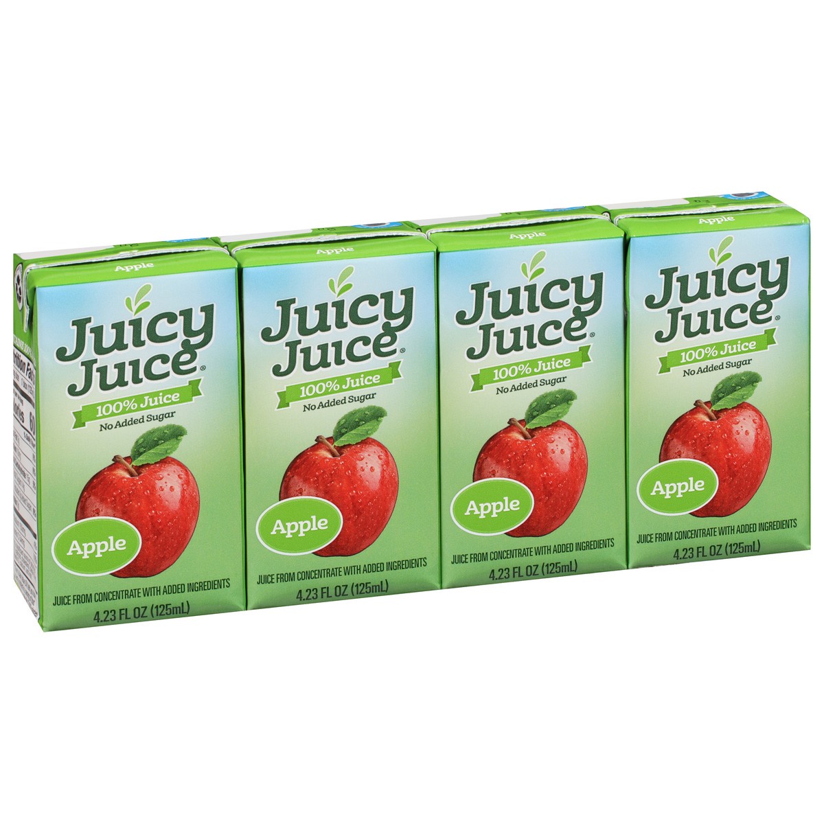 slide 6 of 9, Juicy Juice No Added Sugar Apple 100% Juice - 4 ct, 4 ct