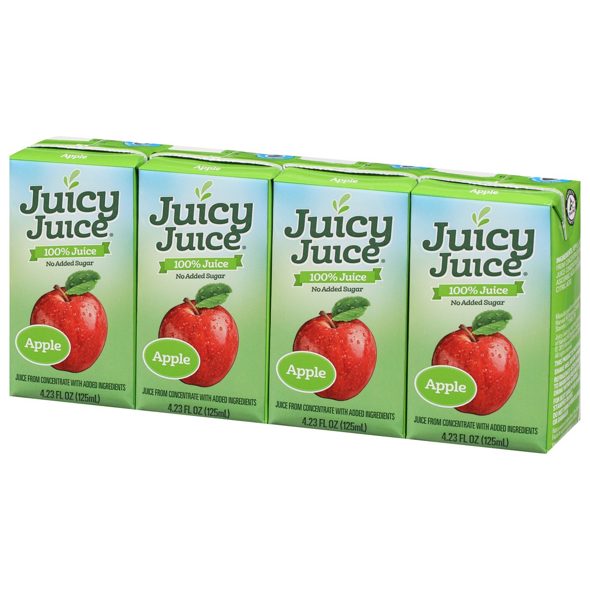 slide 8 of 9, Juicy Juice No Added Sugar Apple 100% Juice - 4 ct, 4 ct