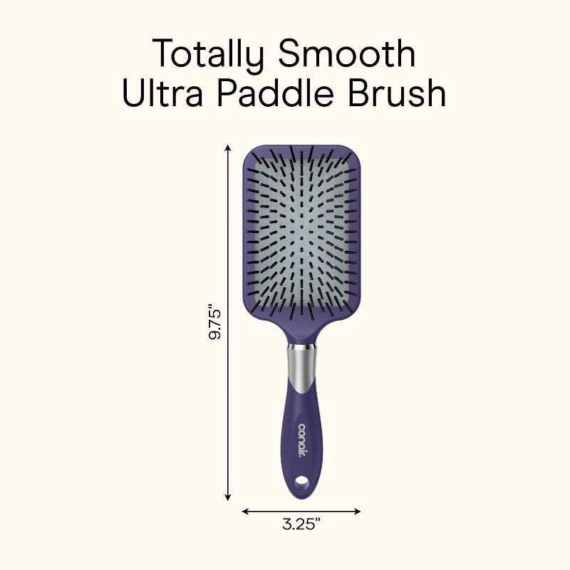 slide 8 of 8, Conair Velvet Touch Large Paddle Hair Brush, 1 ct