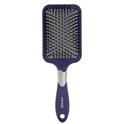 Conair Velvet Touch Large Paddle Hair Brush: For All Hair Types, Nylon Bristles, Hair Styling