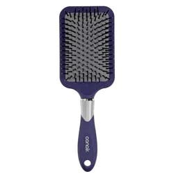 Conair Velvet Touch Large Paddle Hair Brush: For All Hair Types, Nylon Bristles, Hair Styling