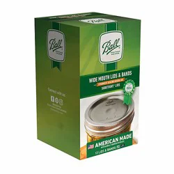 Ball Lids Wide Mouth With Domes - 12 Count