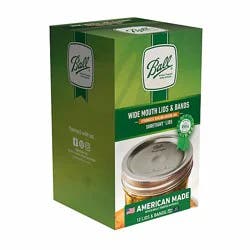 Ball Lids Wide Mouth With Domes - 12 Count