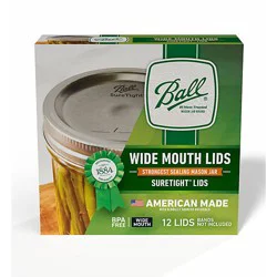 Ball Lids Wide Mouth 42 - 12 Count