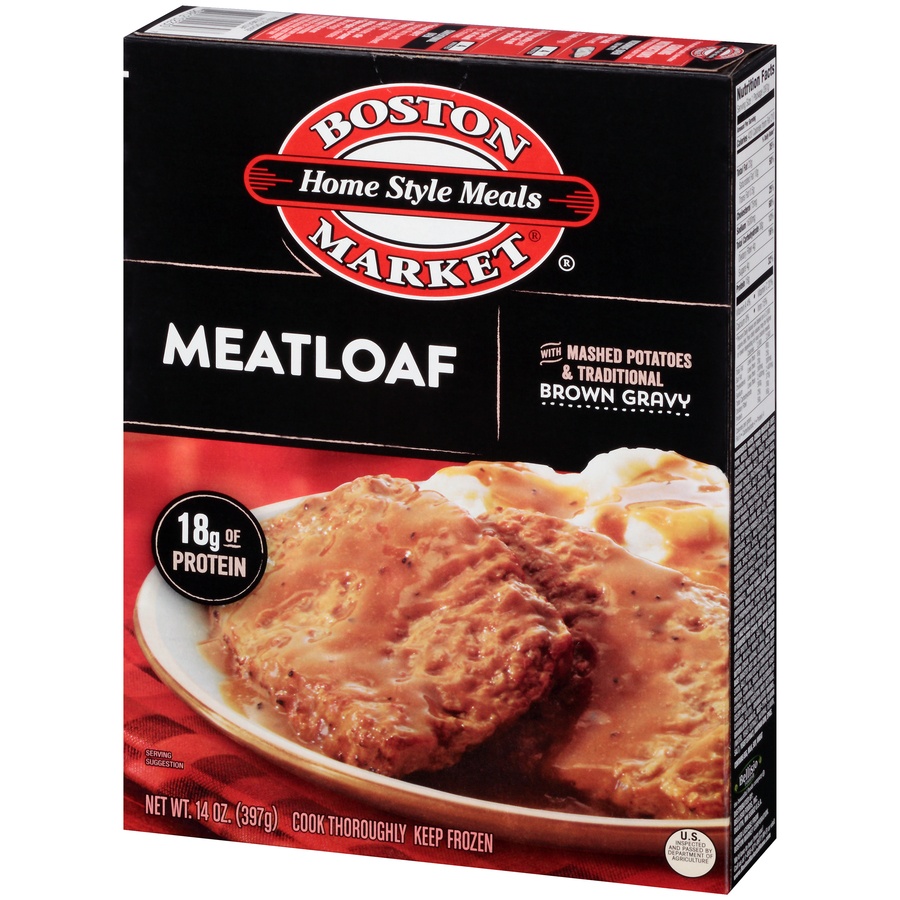 slide 3 of 8, Boston Market Home Style Meals Meatloaf, 14 oz