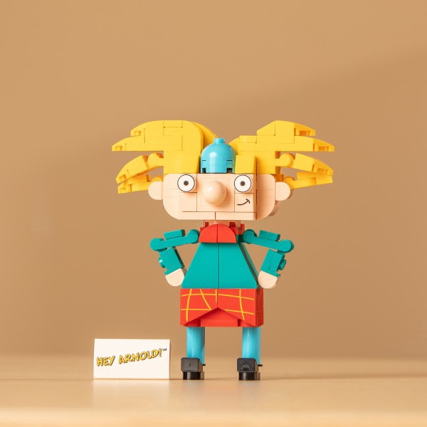 slide 8 of 10, Brickcraft, Llc Nickelodeon Retro 90's Brick Building Set, Set Of 833 Pieces, 1 ct