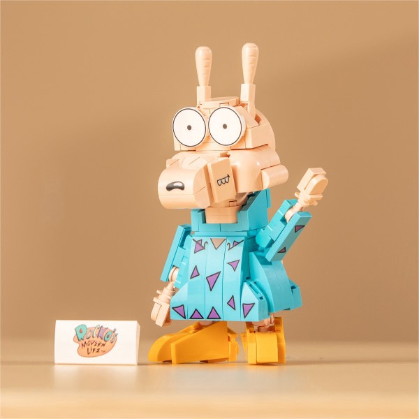 slide 6 of 10, Brickcraft, Llc Nickelodeon Retro 90's Brick Building Set, Set Of 833 Pieces, 1 ct