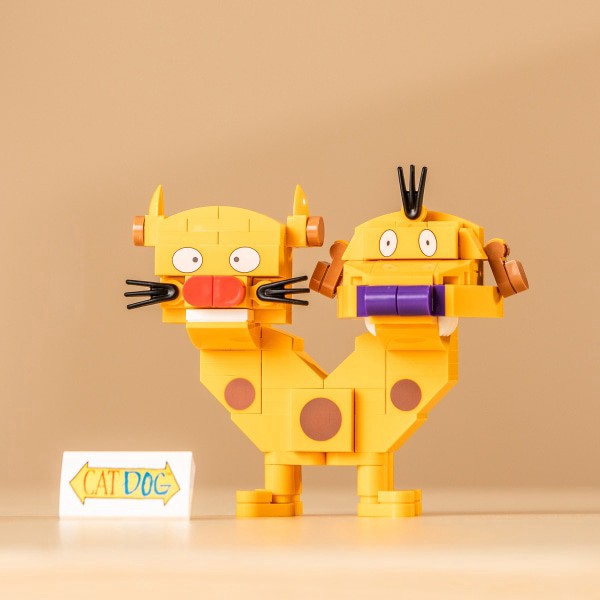 slide 3 of 10, Brickcraft, Llc Nickelodeon Retro 90's Brick Building Set, Set Of 833 Pieces, 1 ct