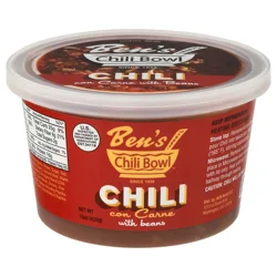 Ben's Chili Bowl Chili Con Carne with Beans Refrigerated