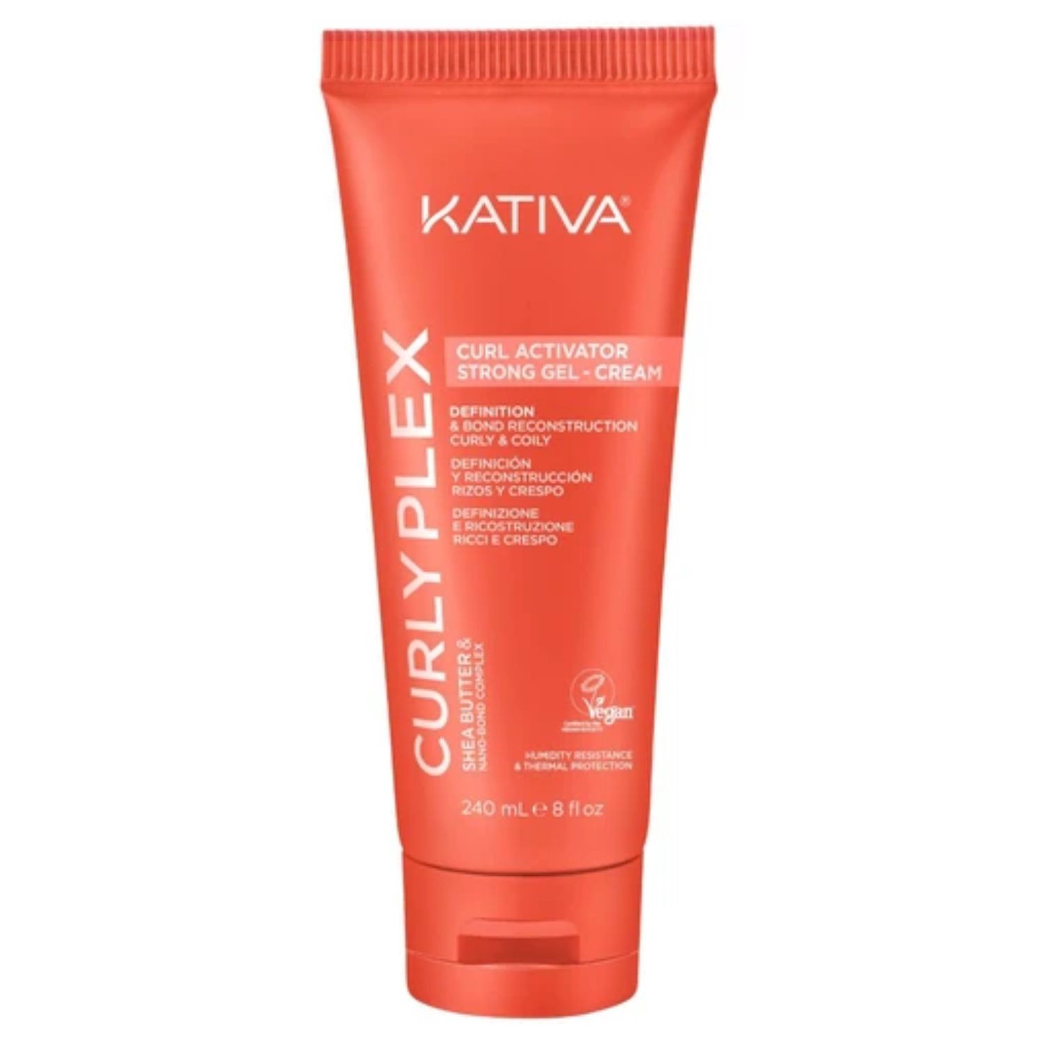 slide 1 of 1, Kativa Curly Plex Curl Activator Strong Gel-Cream, 8.1 Oz, 8.1 oz