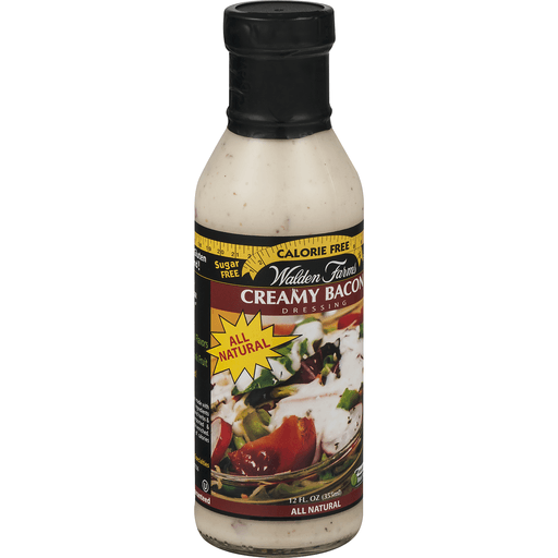 slide 2 of 8, Walden Farms Calorie Free Dressing, Hot Bacon, 12 fl oz