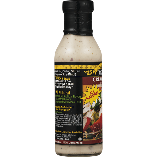 slide 5 of 8, Walden Farms Calorie Free Dressing, Hot Bacon, 12 fl oz