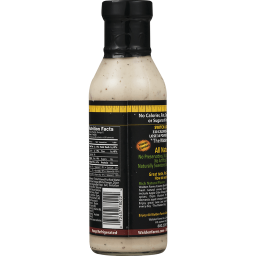 slide 7 of 8, Walden Farms Calorie Free Dressing, Hot Bacon, 12 fl oz