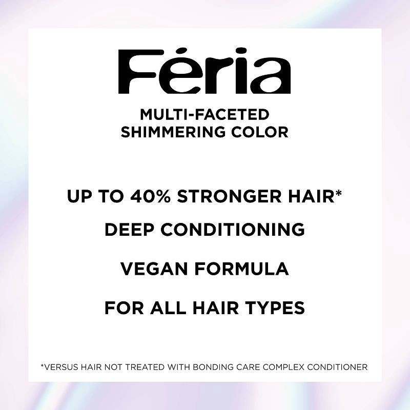 slide 4 of 8, L'Oreal Paris Feria Multi-Faceted Shimmering Color - B61 Hi-Lift Cool Brown - 1 Kit, 1 ct