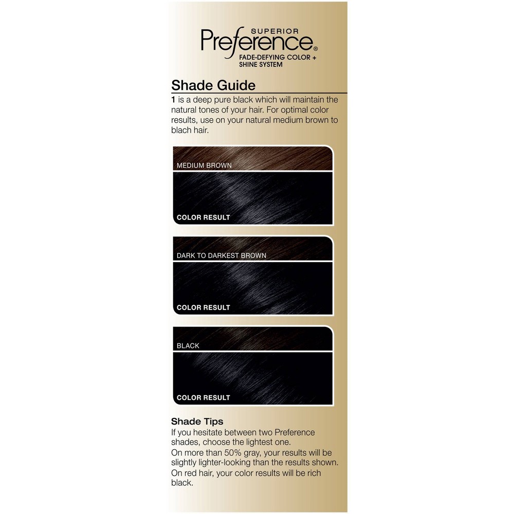 slide 7 of 9, L'Oreal Paris Superior Preference Fade-Defying Color + Shine System - 6.5 fl oz - 1 Ultimate Black - 1 Kit, 1 ct
