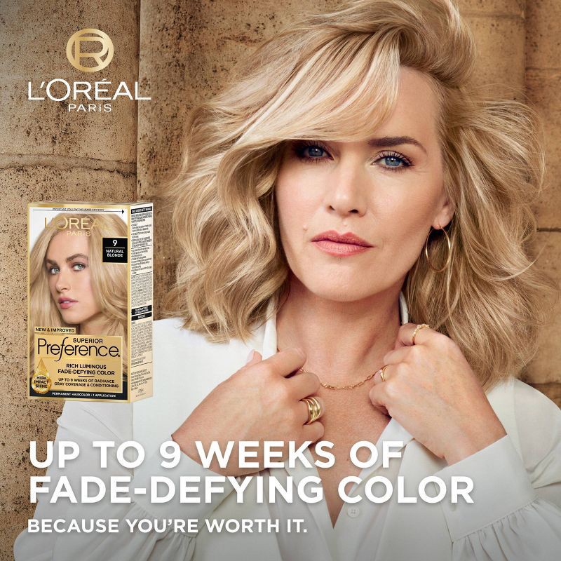 slide 7 of 11, L'Oreal Paris Superior Preference Fade-Defying Color + Shine System - 6.5 fl oz - 1 Ultimate Black - 1 Kit, 6.5 fl oz