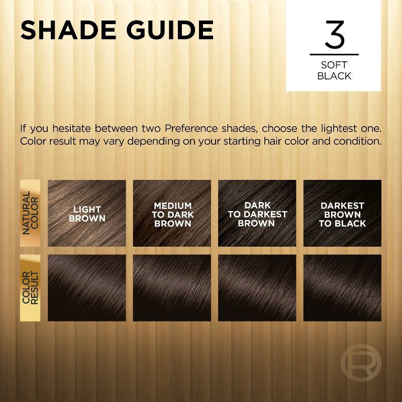 slide 6 of 10, L'Oreal Paris Superior Preference Fade-Defying Color + Shine System - 6.5 fl oz - 3 Soft Black - 1 Kit, 6.5 fl oz